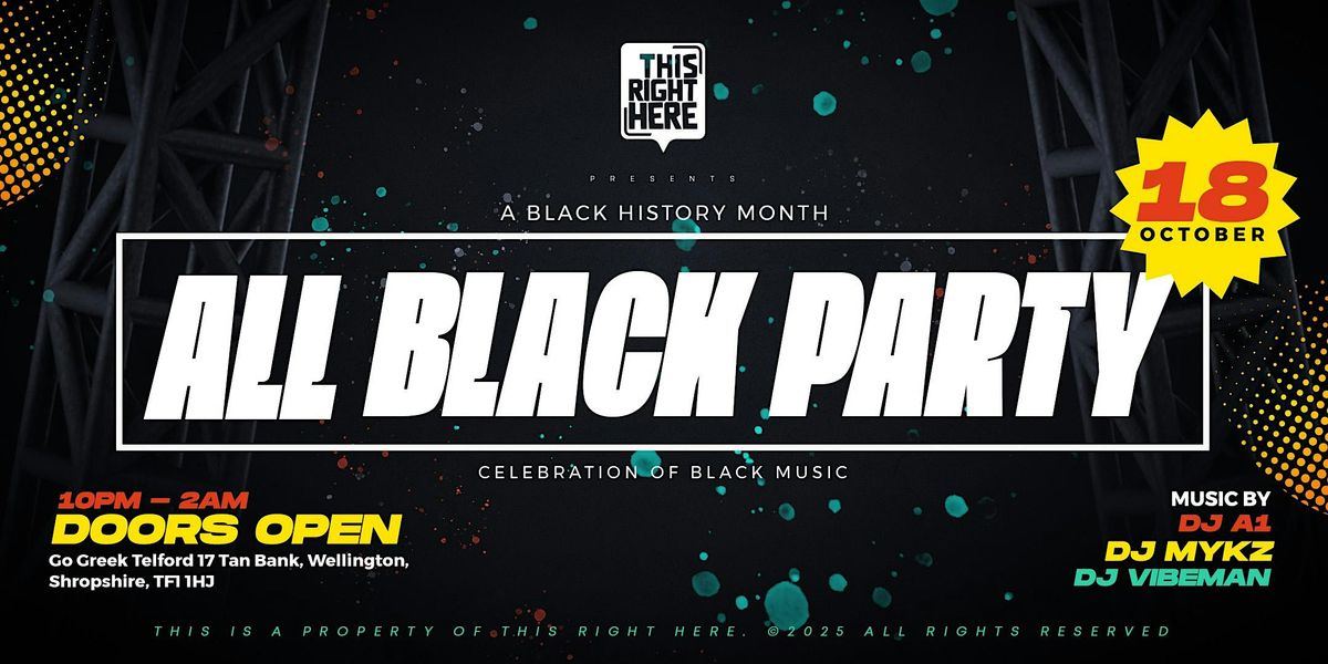 All Black Party