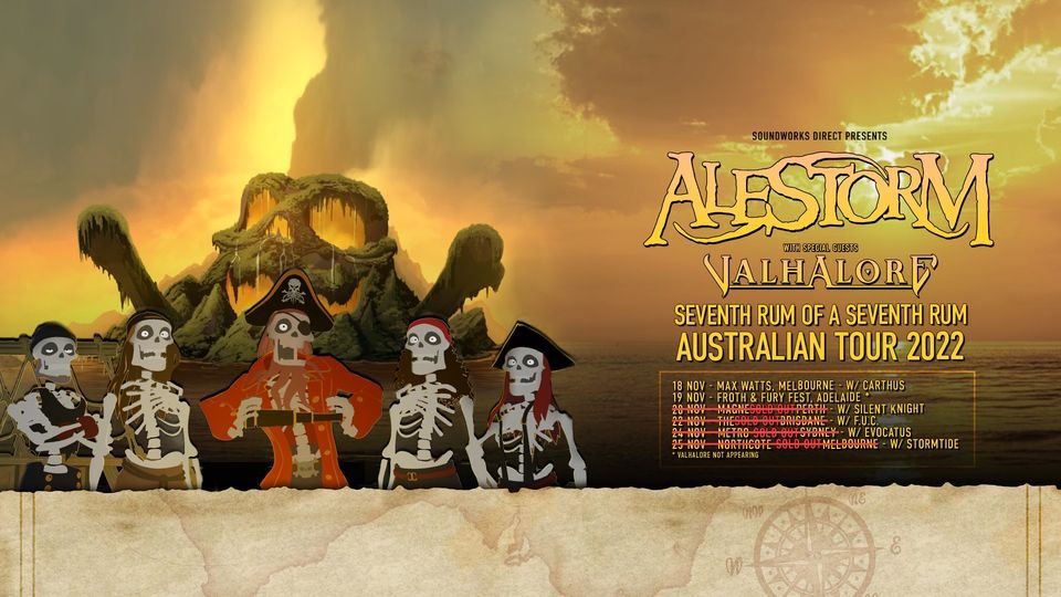 This Week! SOLD OUT! Alestorm - Perth - Magnet House