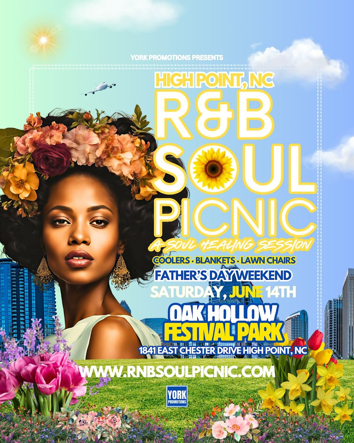 High Point NC RnB Soul Picnic: Sat June 14th: Oak Hollow Festival Park