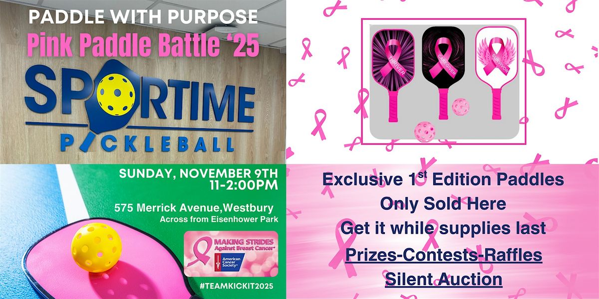 Paddle with Purpose: Pink Paddle Battle 2025