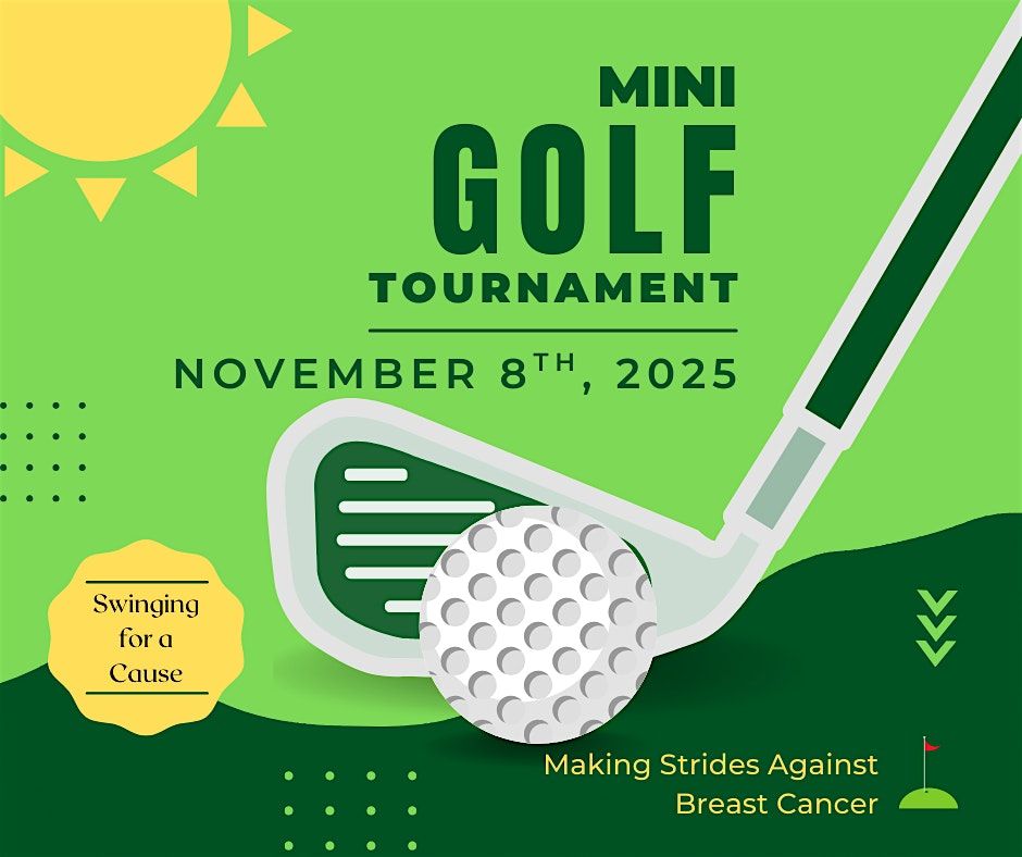 Drive Out Breast Cancer Mini Golf Tournament
