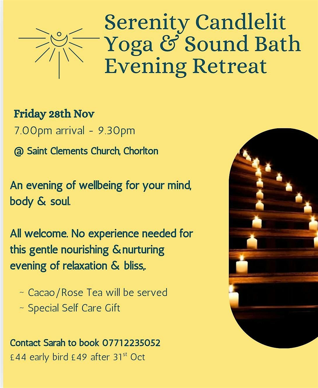 Serenity Candlelit Evening Retreat