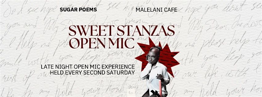 Sweet Stanzas Open Mic