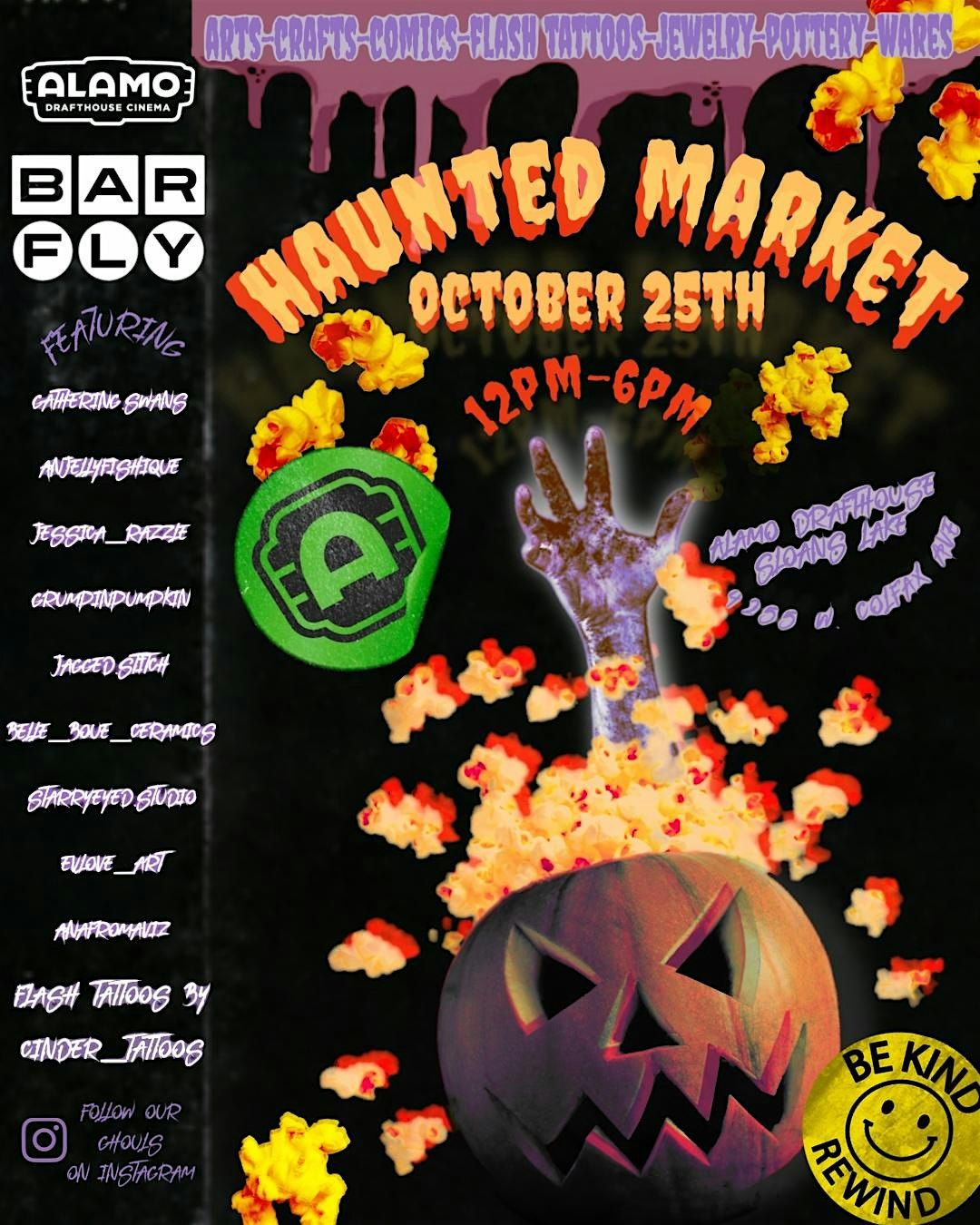 Barfly Haunted Art Market