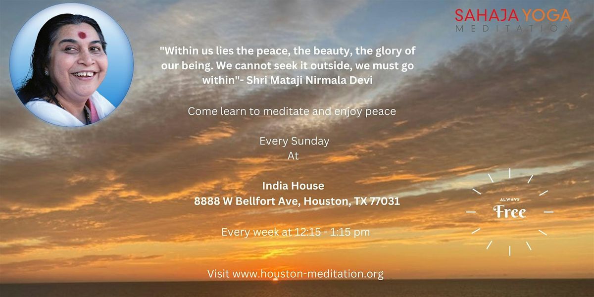Learn to Meditate (Sahaja Yoga Meditation)