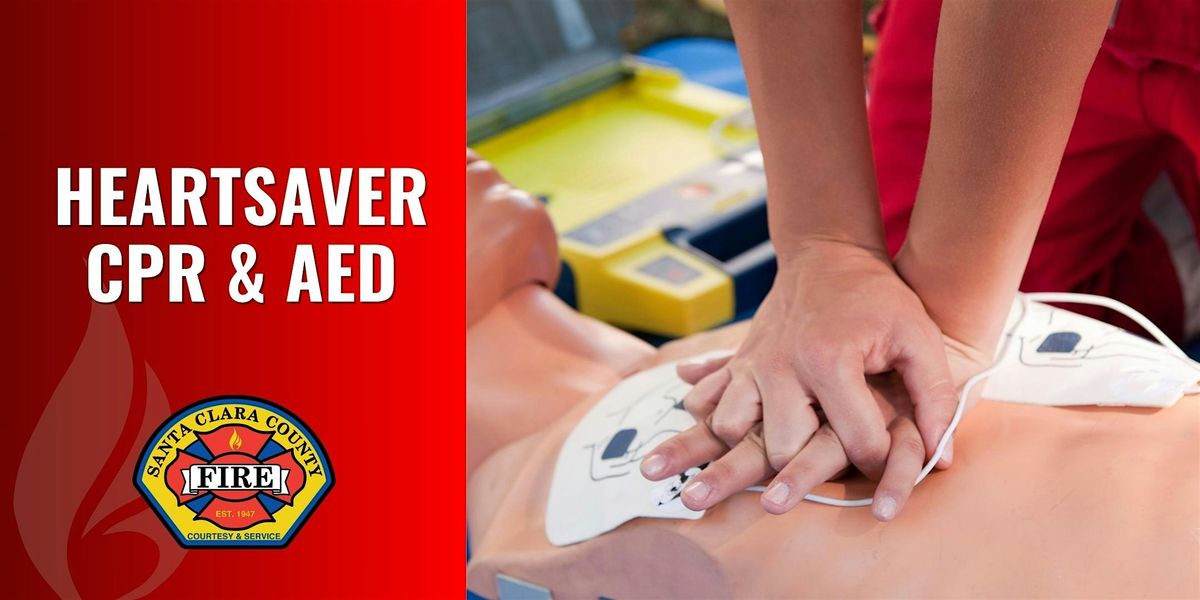 AHA Heartsaver CPR\/AED Course $65 | Saratoga - 2025