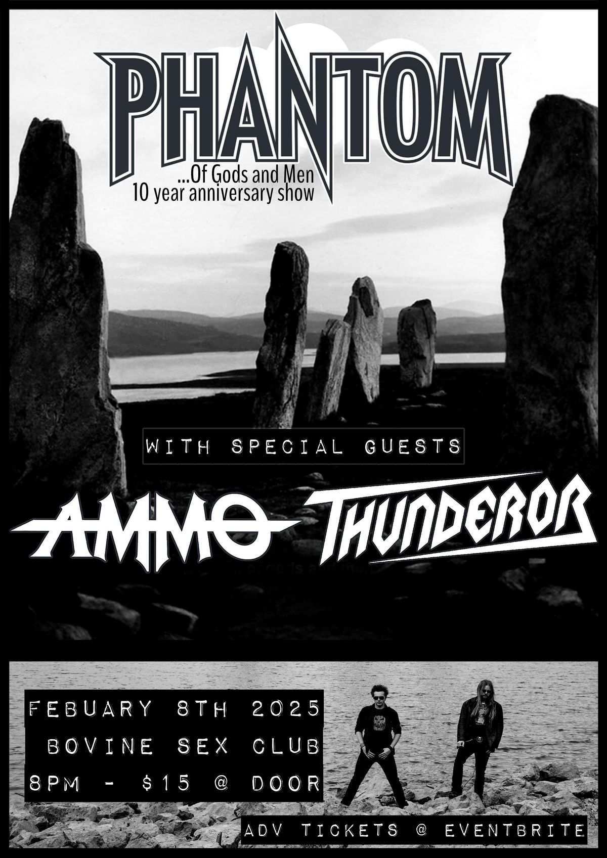 Of Gods and Men 10 year anniversary show w\/ PHANTOM, AMMO, THUNDEROR