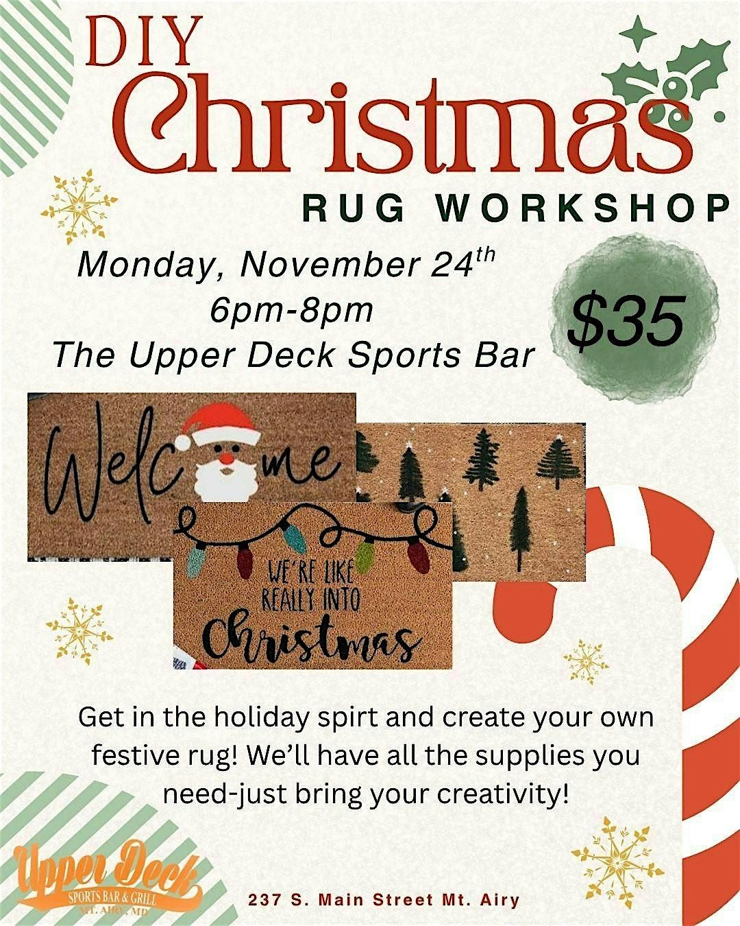 Christmas Rug Workshop