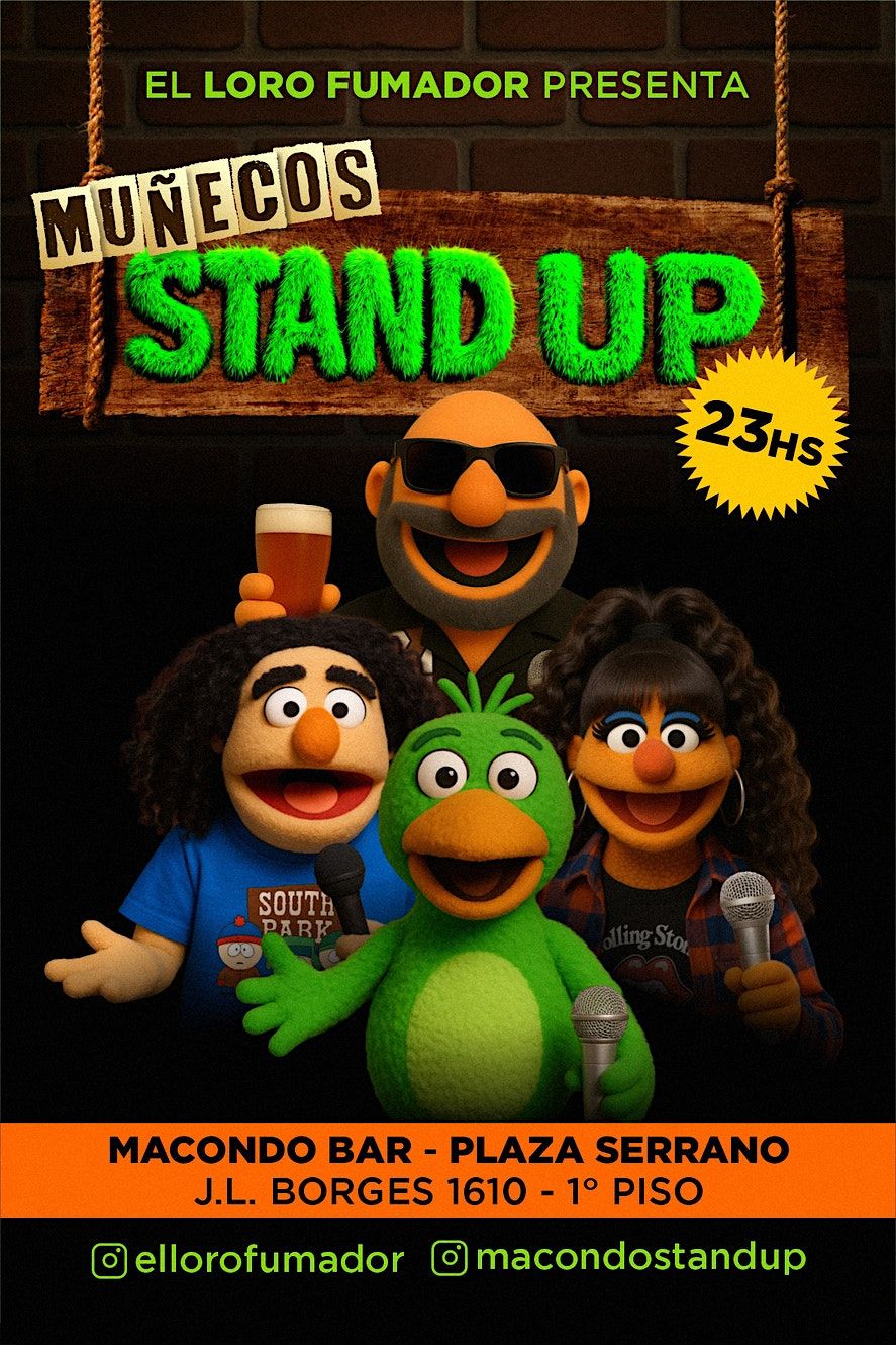 "MU\u00d1ECOS" COMEDIA STAND UP jueves 02 octubre