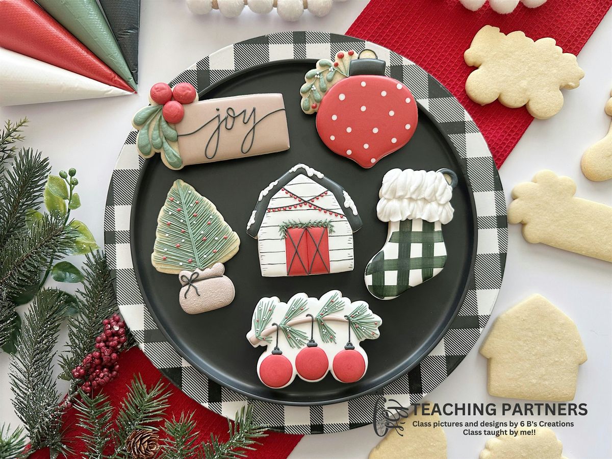 Farmhouse Christmas Cookie Decorating (intermediate)