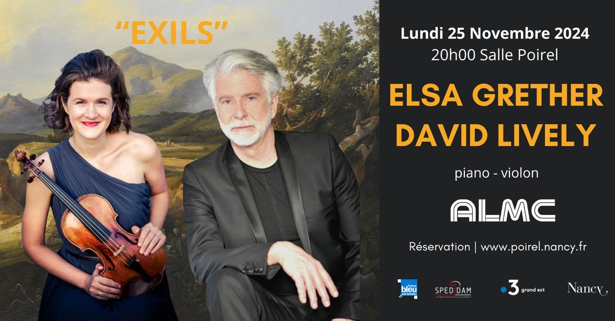 EXILS par ELSA GRETHER violon & David LIVELY piano