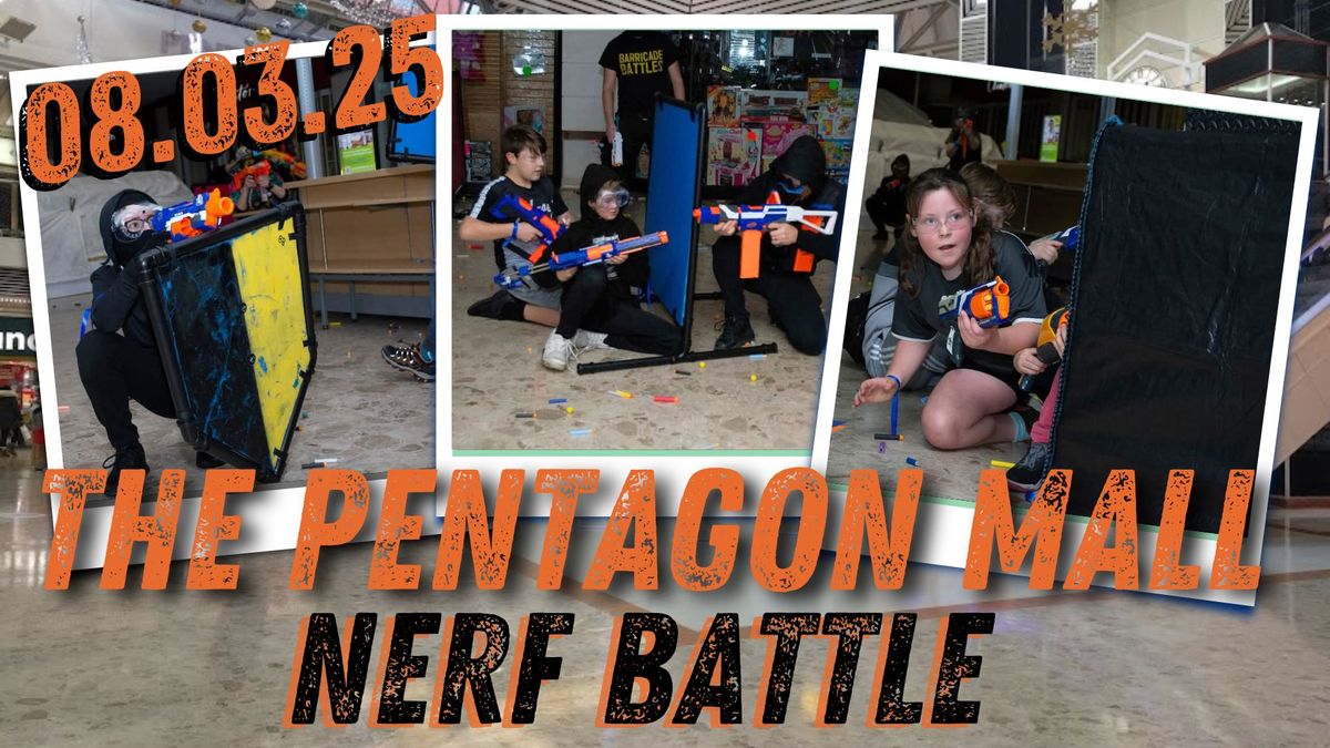 The pentagon NERF Battle - Five Corners of Foam 