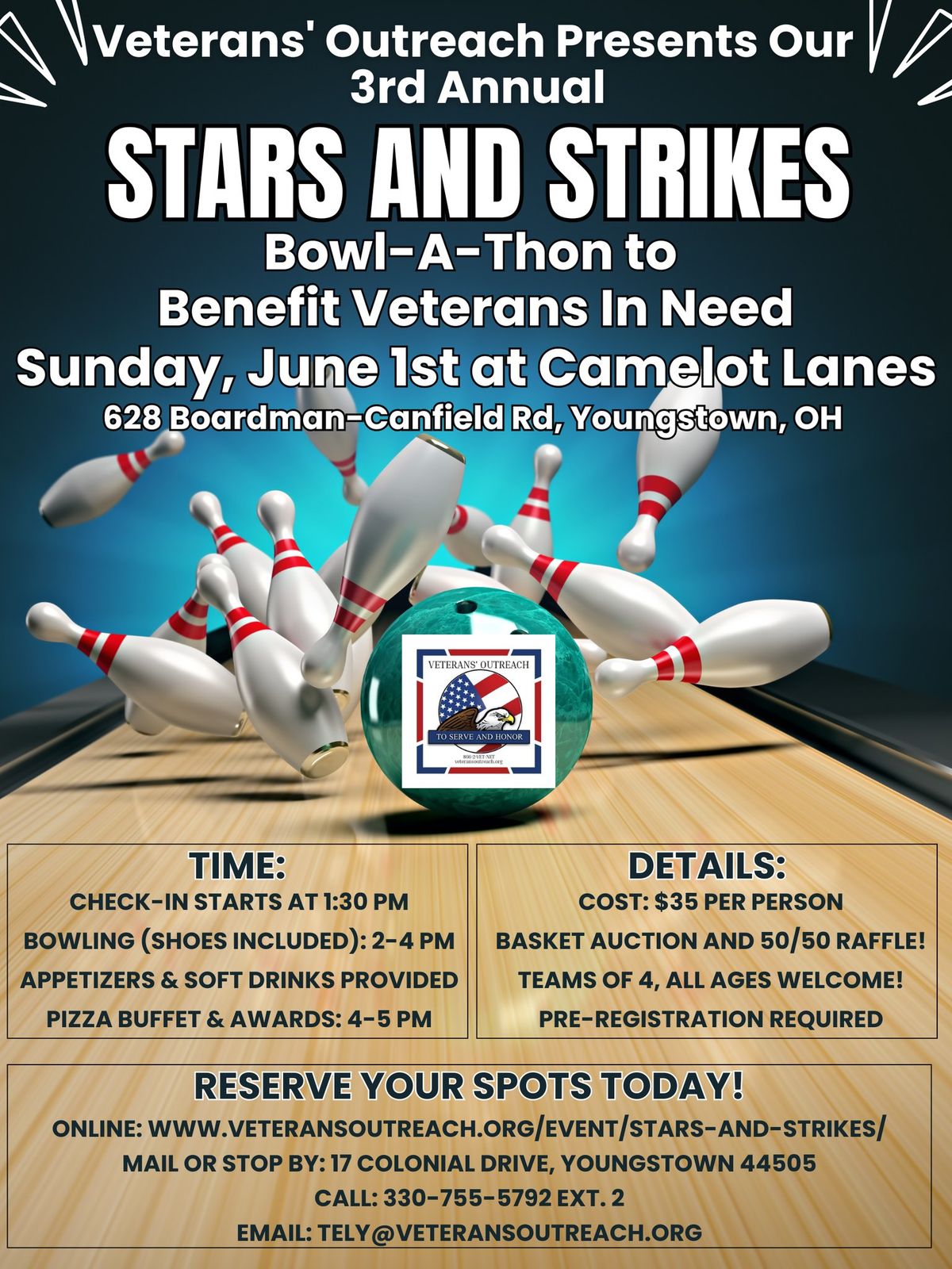 3rd Annual Stars and Strikes Bowl-A-Thon to Benefit Veterans