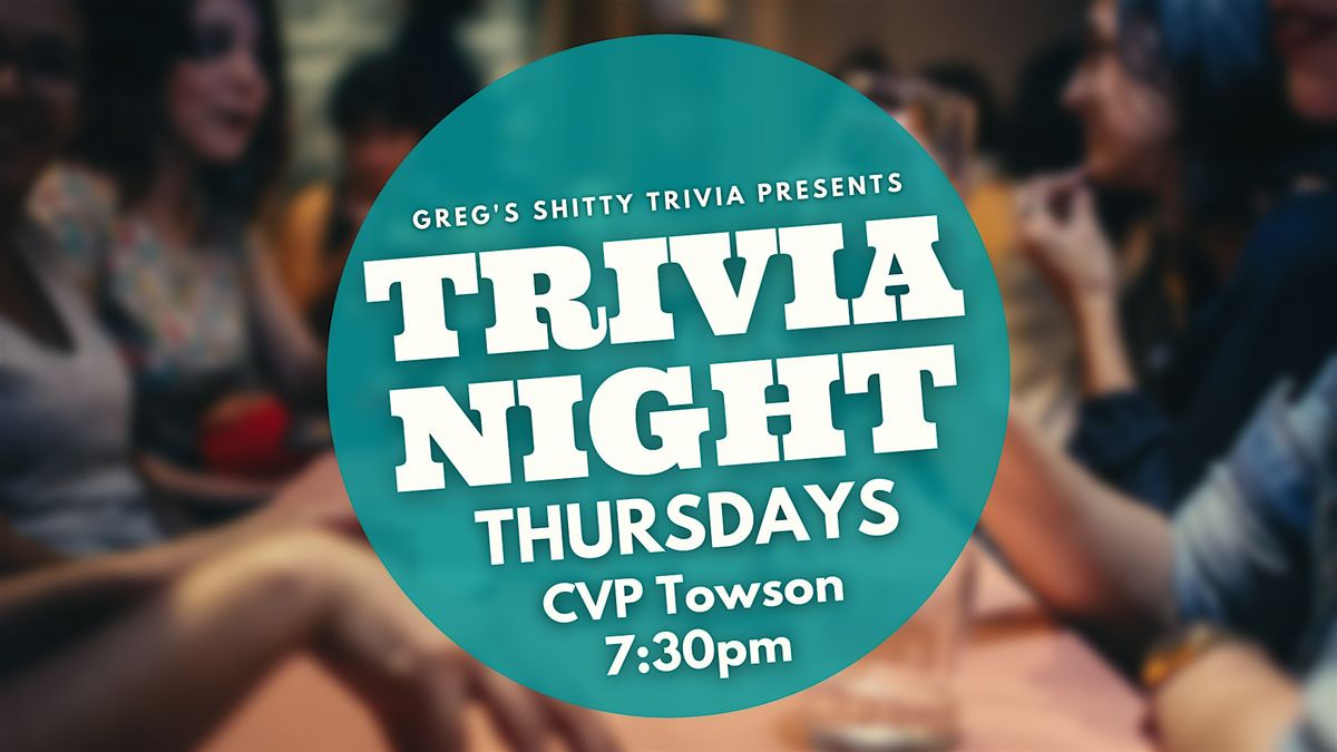 Greg\u2019s Shitty Trivia Game!