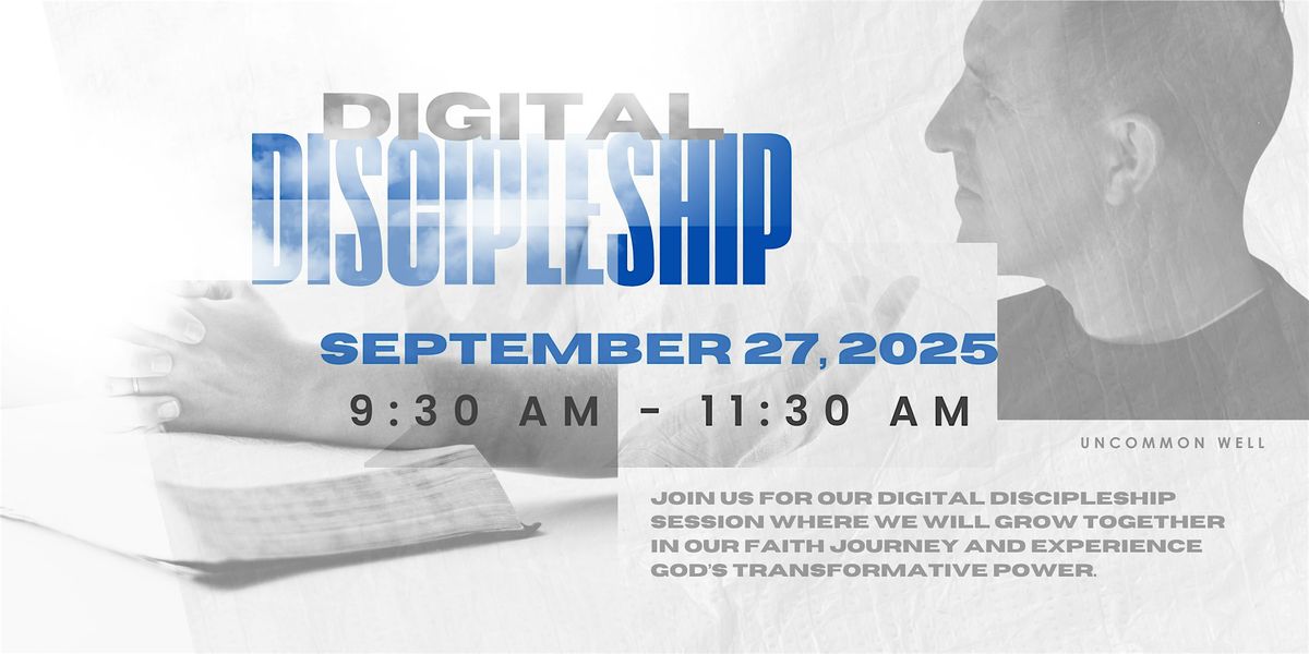 Digital Discipleship Session - September