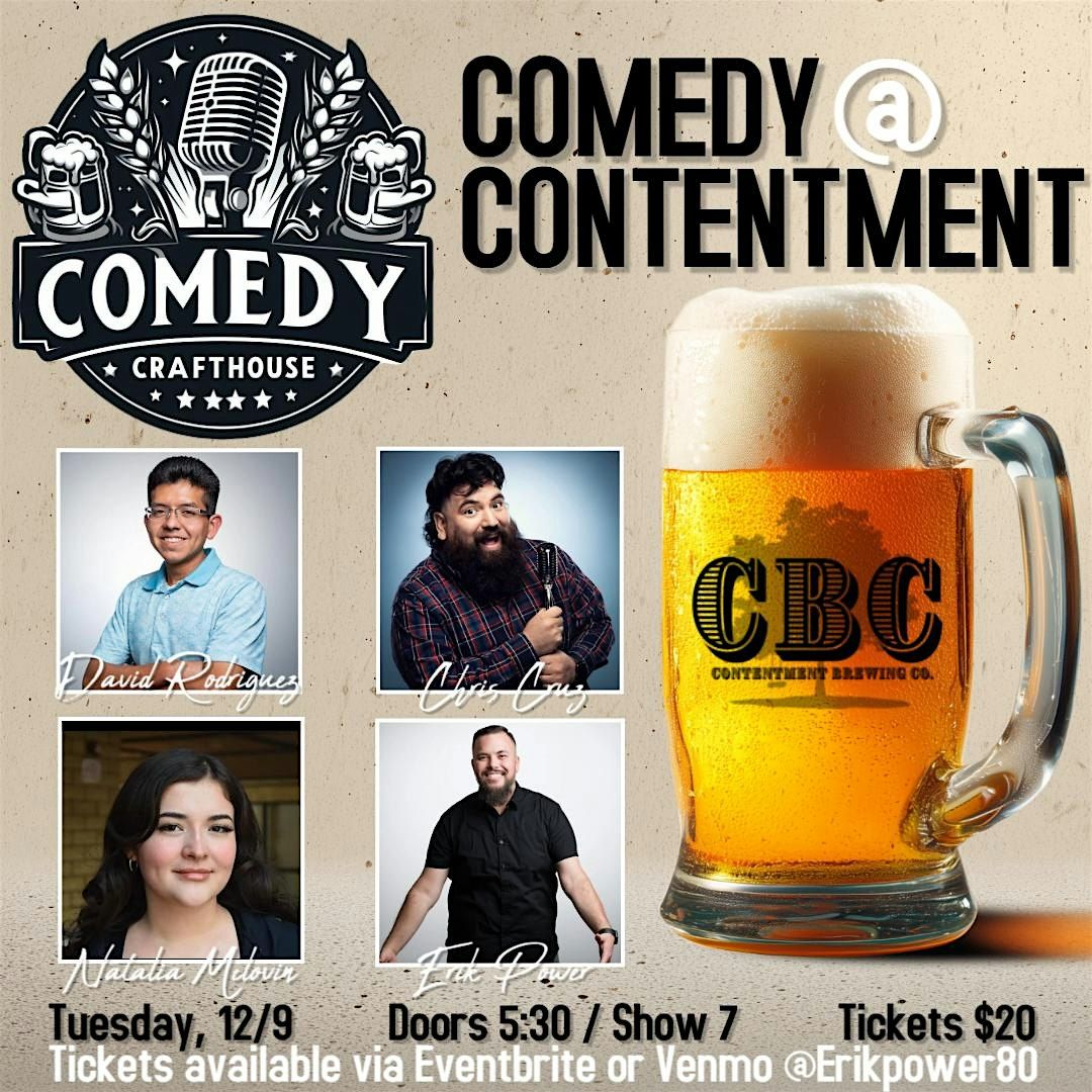 Erik Power's Comedy Crafthouse presents Comedy at Contentment