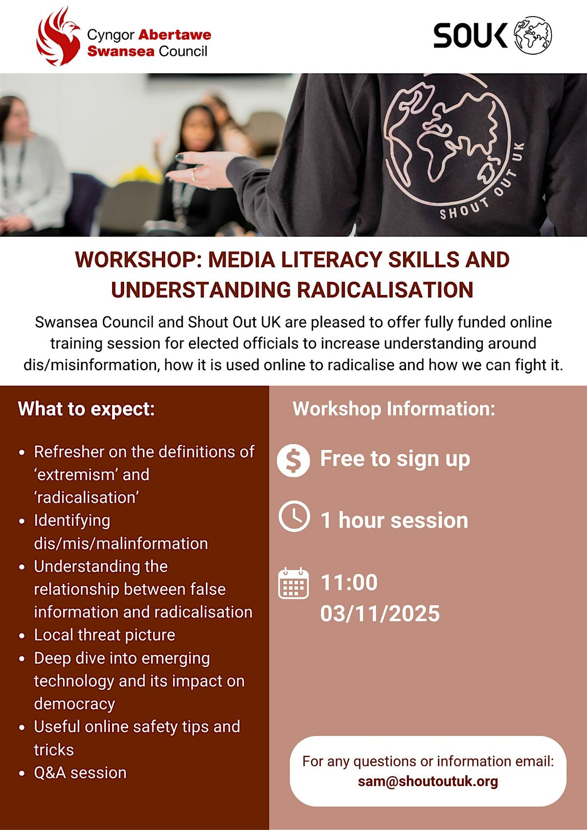 Swansea Professionals & Community: Extremism and Radicalisation Training