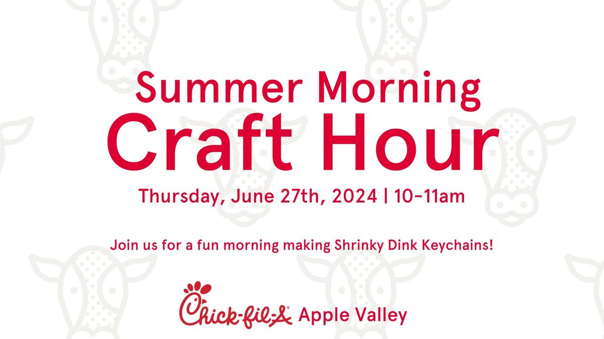 Summer Morning Craft Hour - Shrinky Dink Keychains
