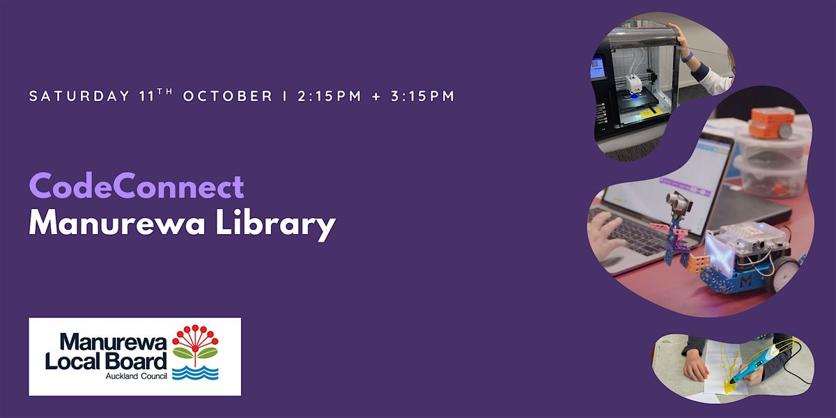 Manurewa Library - CodeConnect - Free community event!