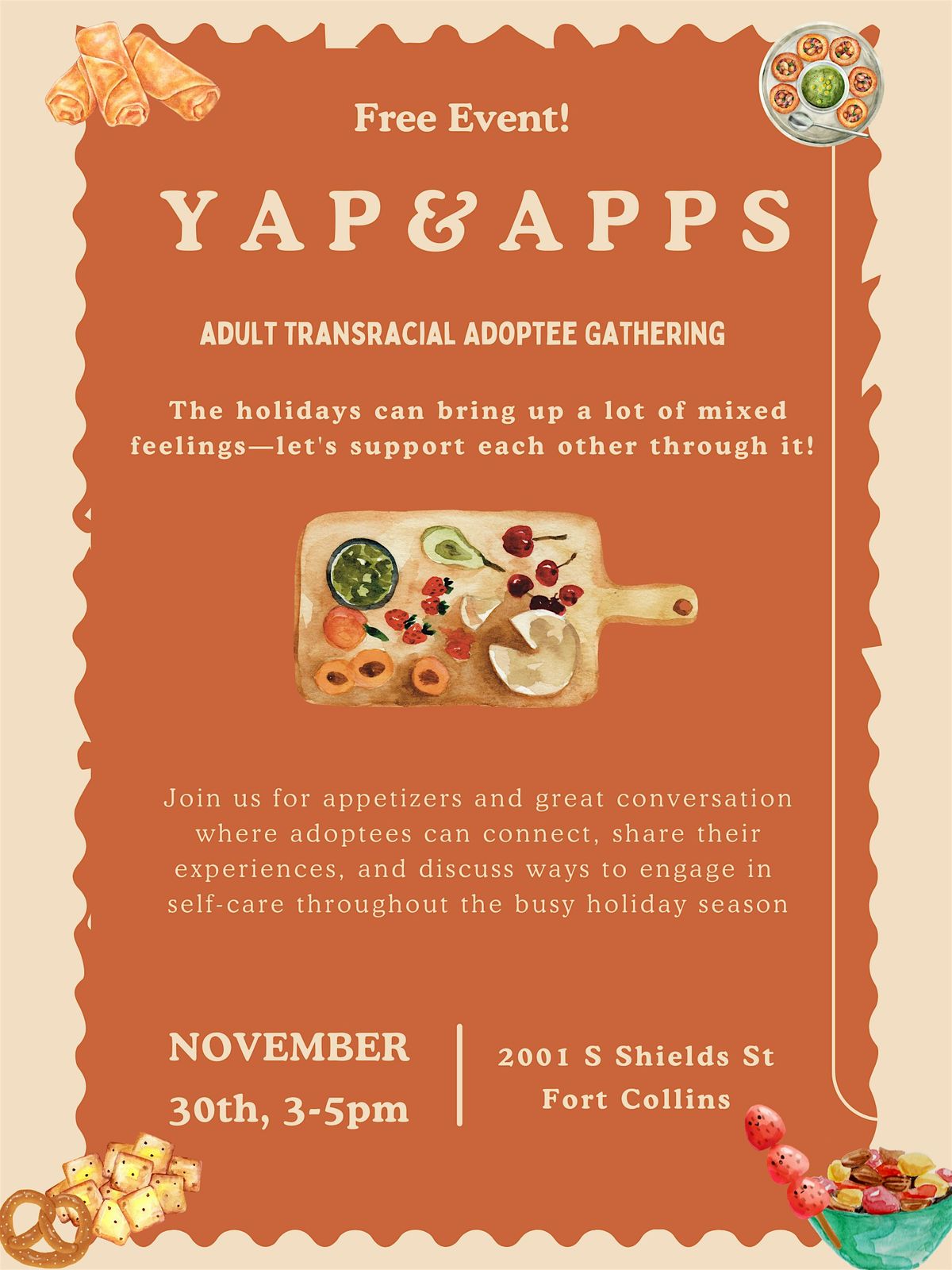 Fort Collins Yap & Apps - Adult Transracial Adoptee Gathering