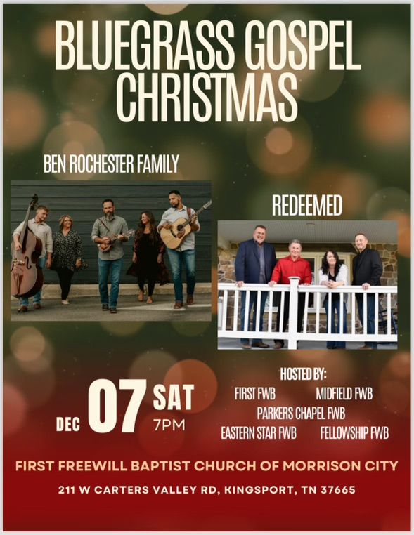 Christmas Celebration with Ben Rochester Family and Redeemed 