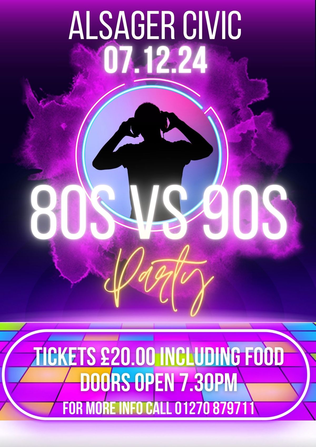 80s vs 90s Xmas Party Night