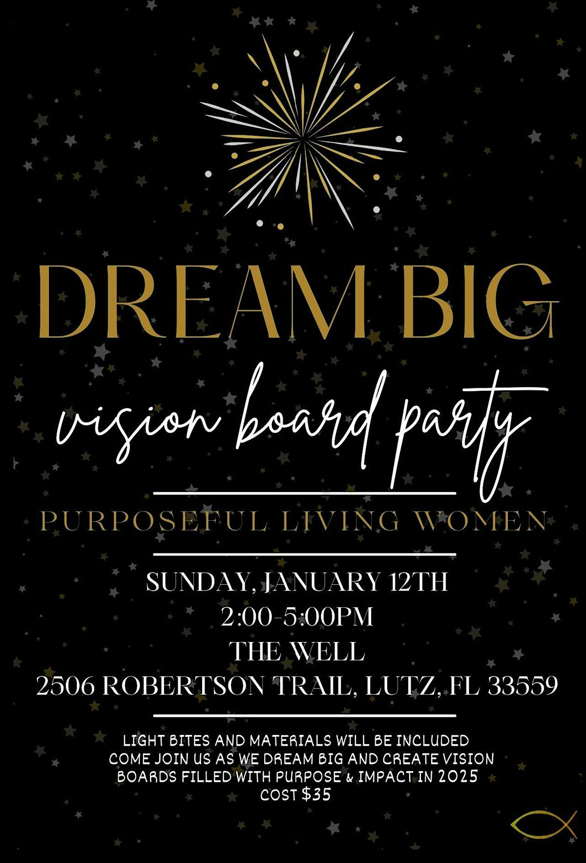 God 1st "Dream BIG" Vision Board Party