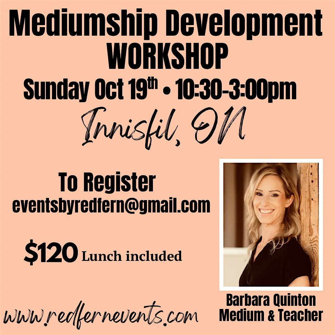 Mediumship Development Workshop in Innisfil