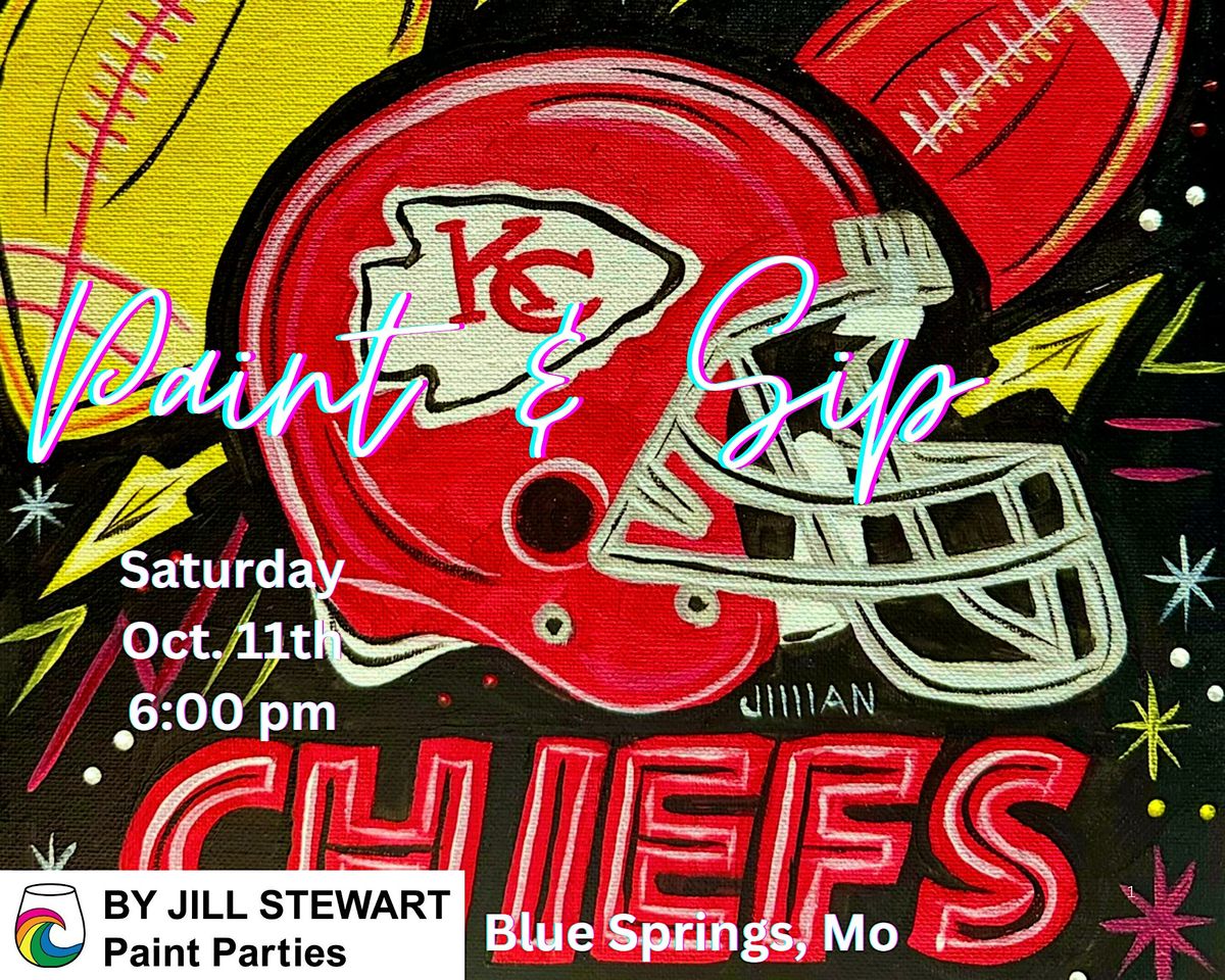 Chiefs Helmet Paint Party