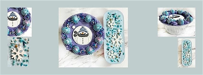 Family Friendly Winter Cake Decorating Class with Treats by Allyson