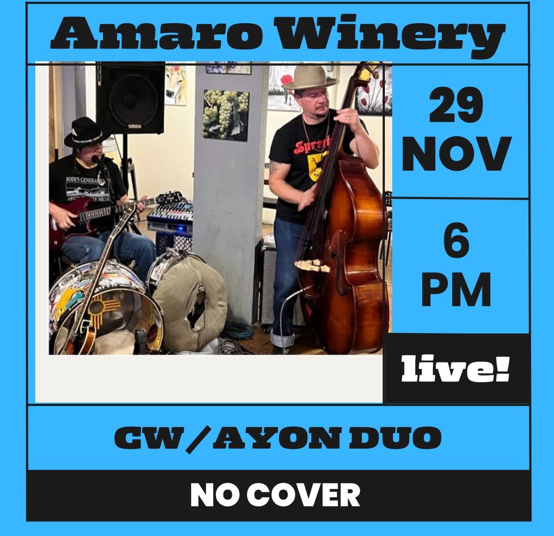 CW Ayon Duo @ Amaro Winery 