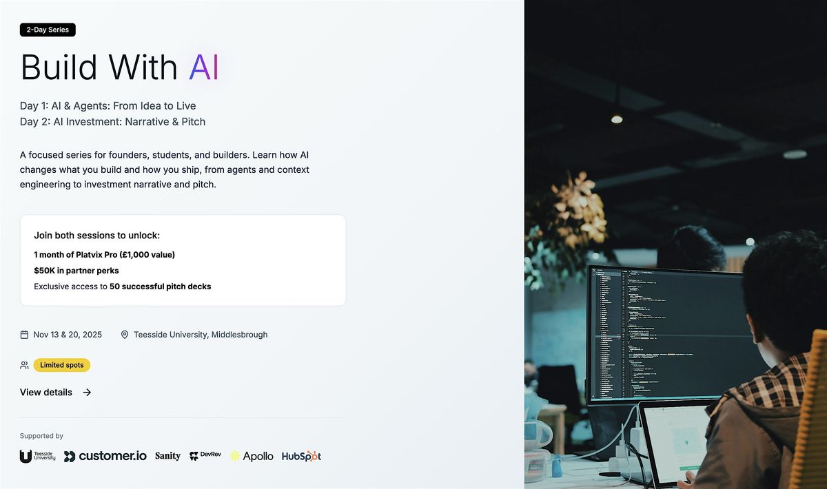 Build Series Day 2: AI Investment: Narrative & Pitch
