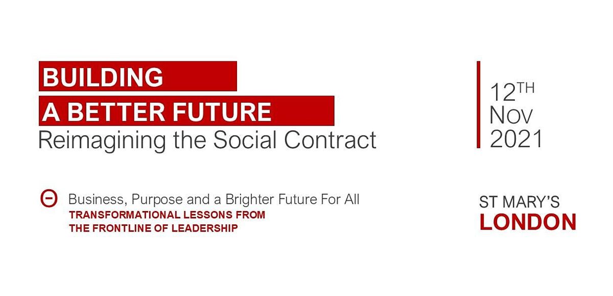 Building a Better Future : Re-imagining the Social Contract