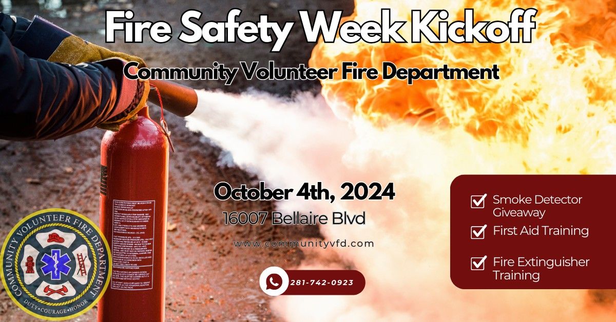 Fire Safety Week Kickoff