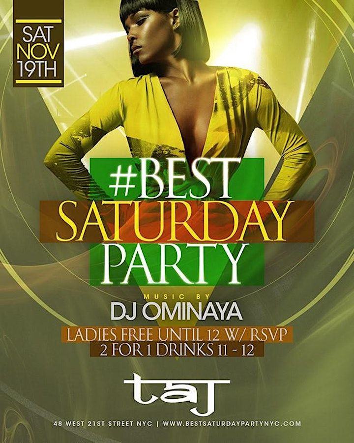 Best Saturday Party at Taj Lounge New York City, Taj II Lounge and