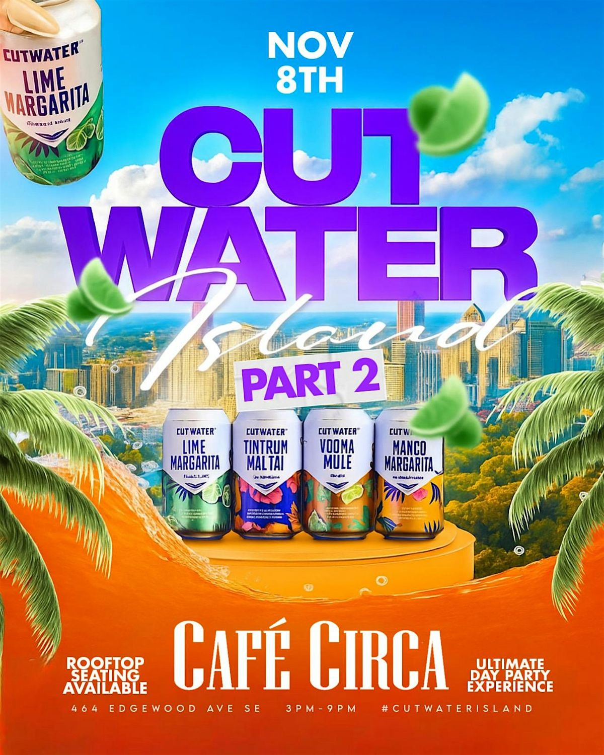 CUTWATER ISLAND DAY PARTY :ROOFTOP VYBEZ