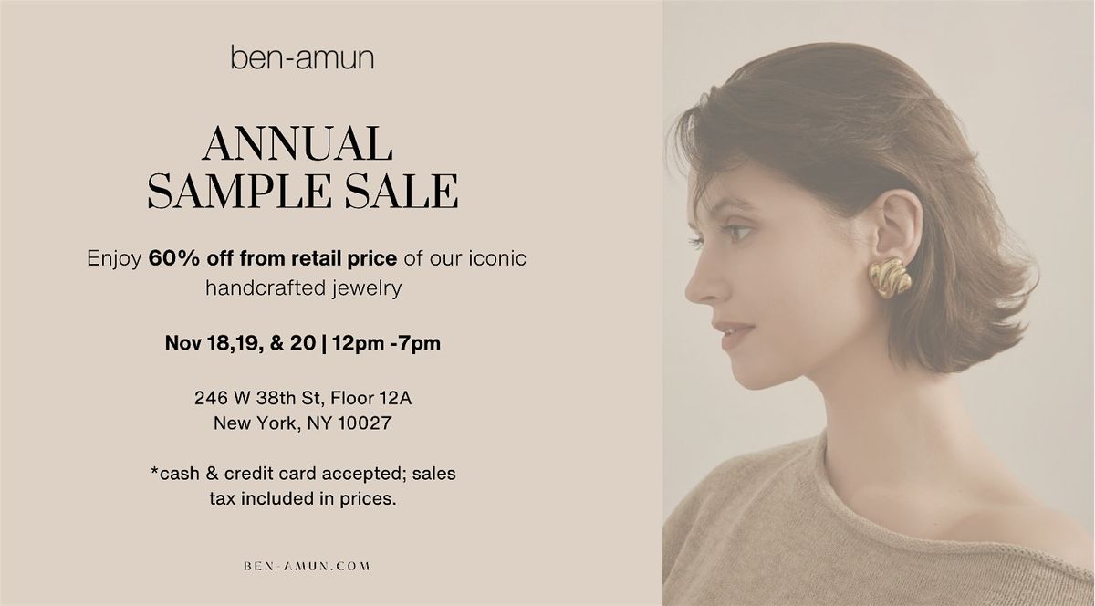 Ben-Amun Sample Sale