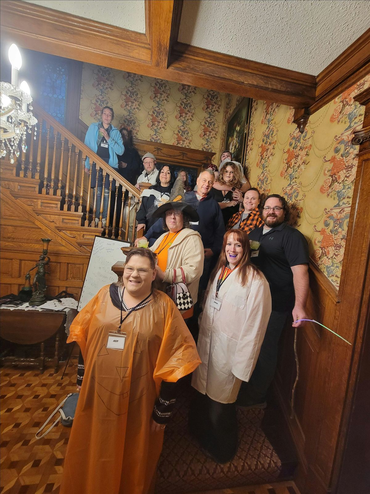 Friendsgiving: Mashed potatoes and M**der M**der Mystery dinner