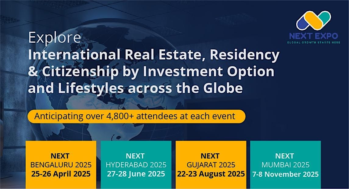 NEXT Expo Hyderabad - India's International Real Estate,  Residency Expo