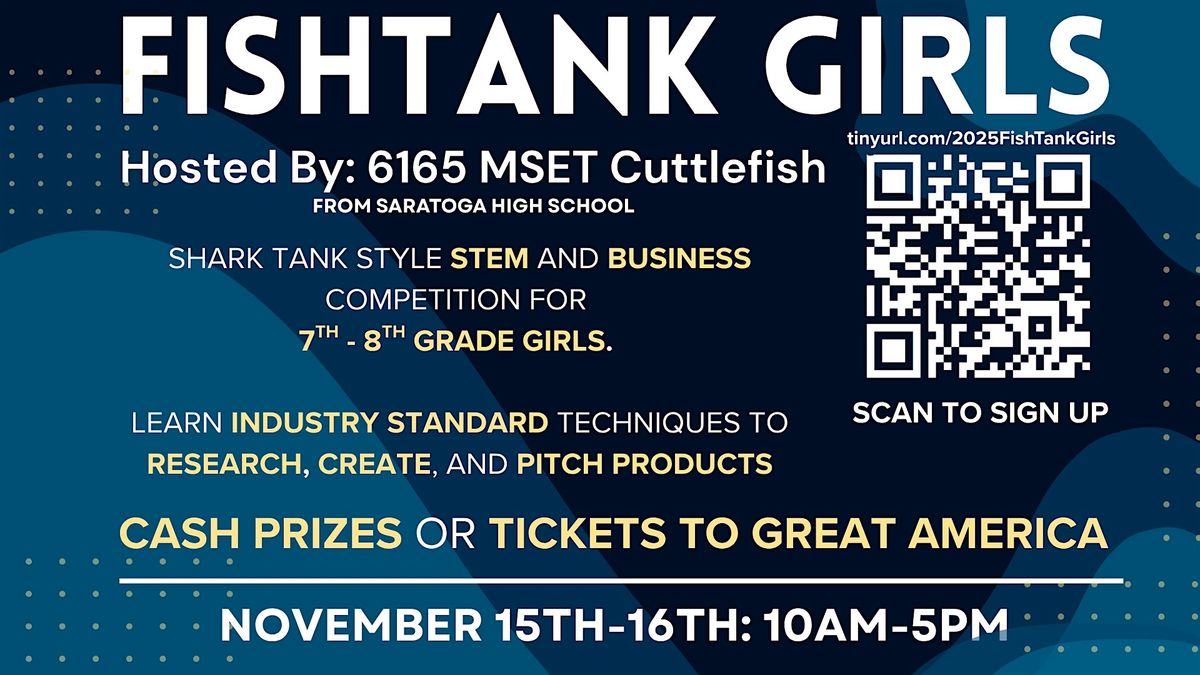 FREE STEM & Business Competition for 7th-8th Grade Girls
