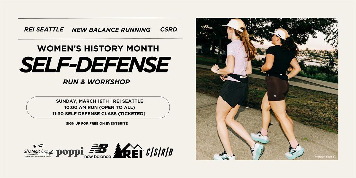 Women's History Month Run & Self-Defense Workshop