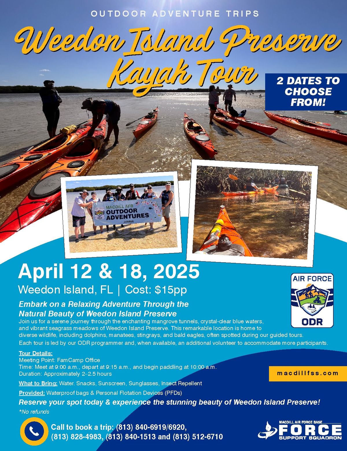 WEEDON ISLAND PRESERVE KAYAK TOUR