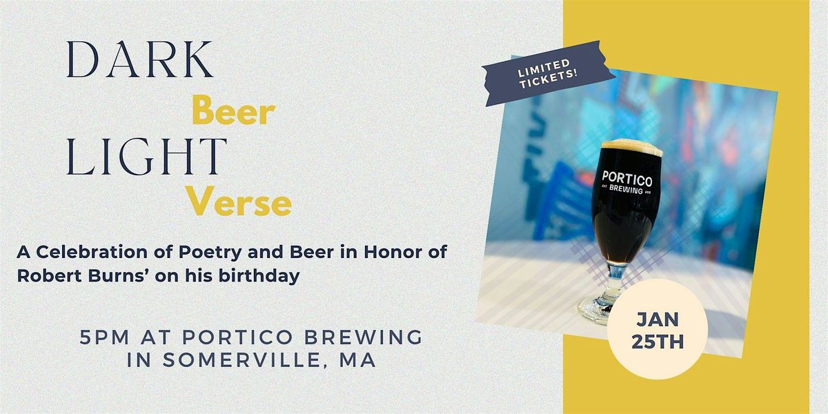 Dark Beer, Light Verse: A Celebration of Beer and Poetry