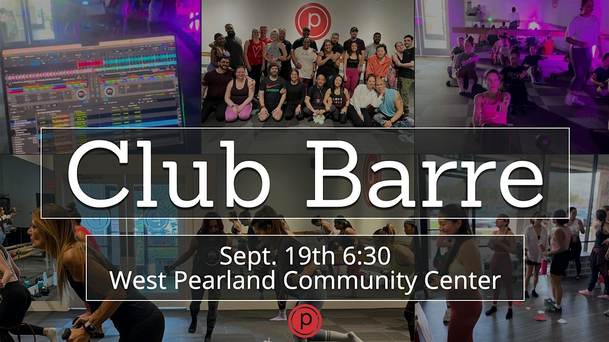 Club Barre DJ Night & Vendor Pop-Up