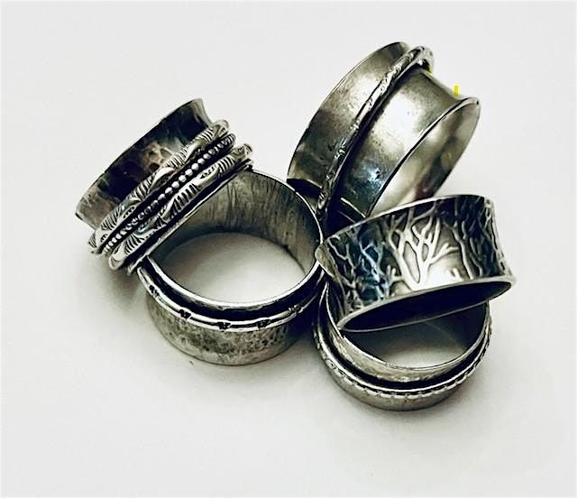 Silversmithing Level 4 - Spinner Rings and Anticlastic Bands (2 part class)