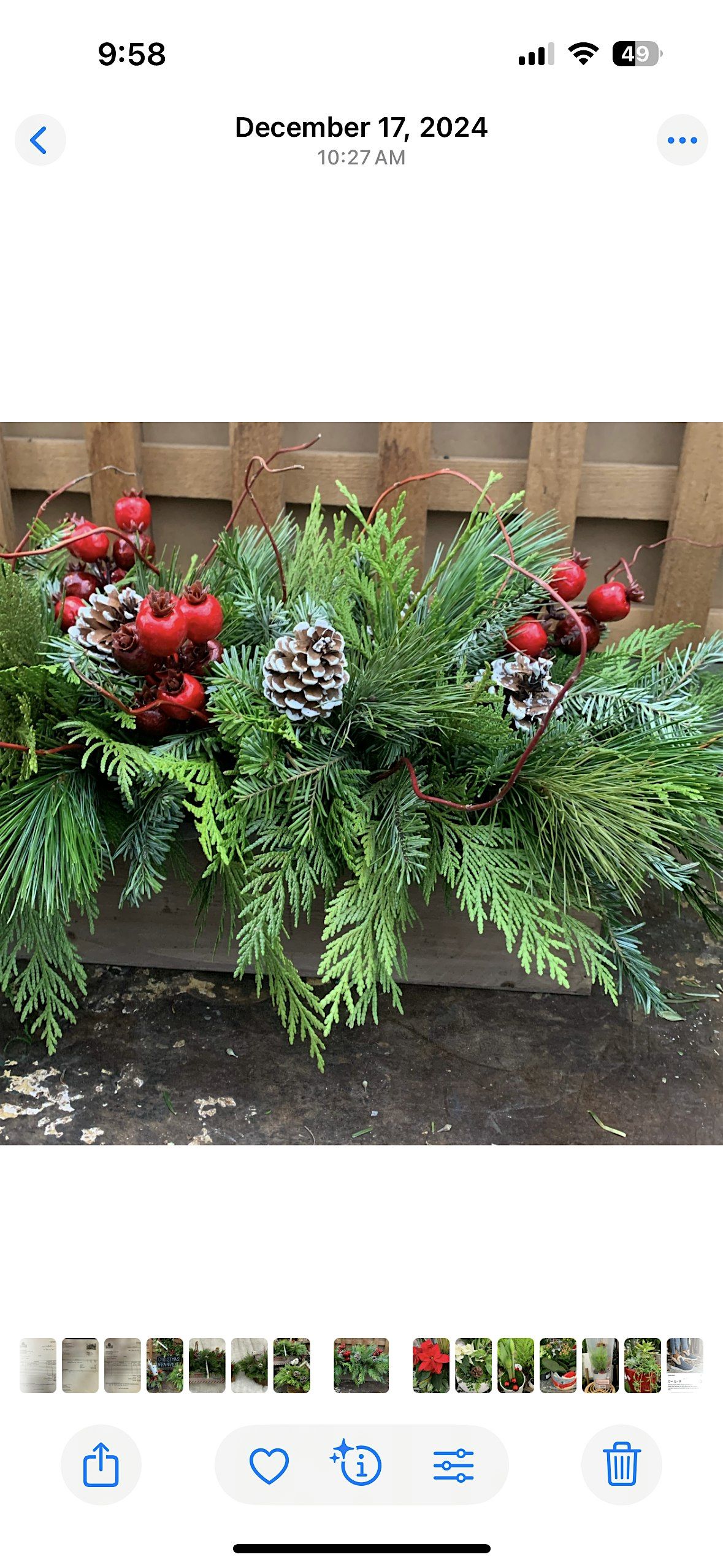 Holiday Center Piece Workshop