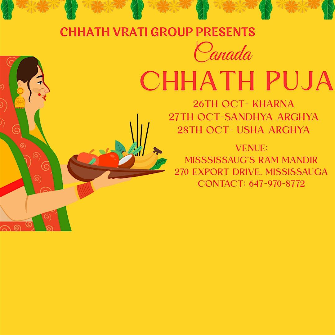 Canada Chhath Puja