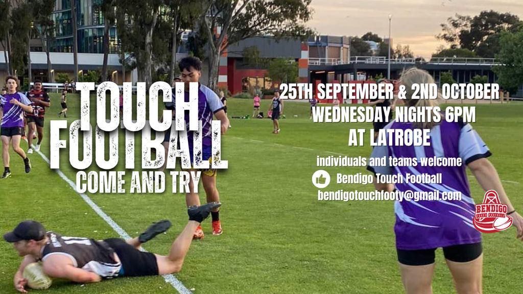 Bendigo Touch Footy- Come and Try nights