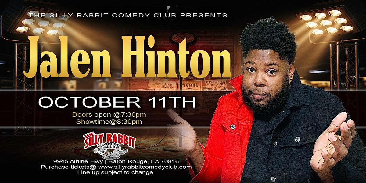 The Silly Rabbit Comedy Club Presents: Jalen Hinton