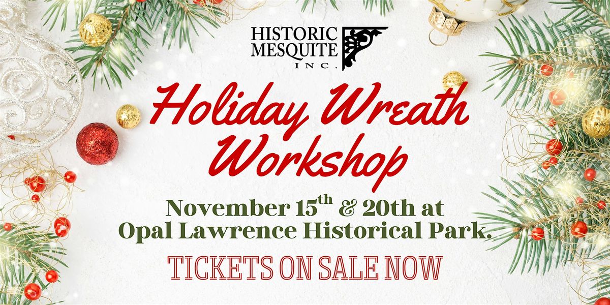 Holiday Wreath Workshop
